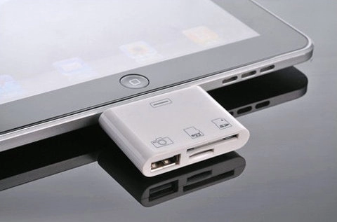 Đầu đọc thẻ và cổng usb cho ipad