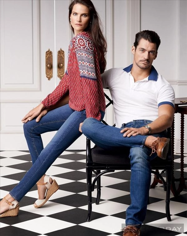 David gandy nam tính và quyến rũ cùng chiến dịch xuânhè 2014 của lucky brand