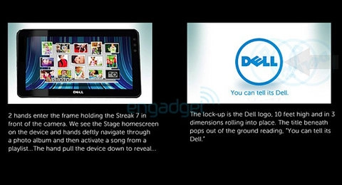 Dell streak 7 lộ diện