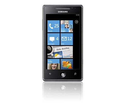 Di động windows phone 7 của samsung lg và dell