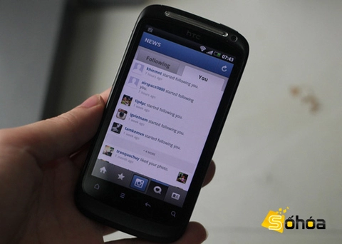 Điện thoại android cũng đã có instagram