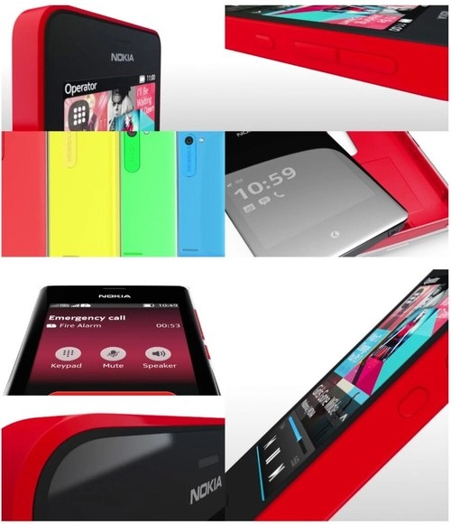 Điện thoại cảm ứng giá rẻ nokia asha được thiết kế như lumia
