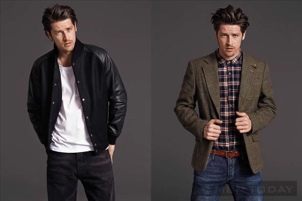 Đón thu đông nam tính với trang phục denim từ selected homme