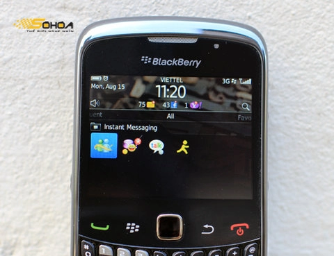 Dùng thử dịch vụ bis trên blackberry