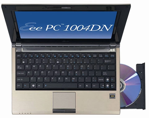 Eee pc 1004dn với ổ đĩa quang