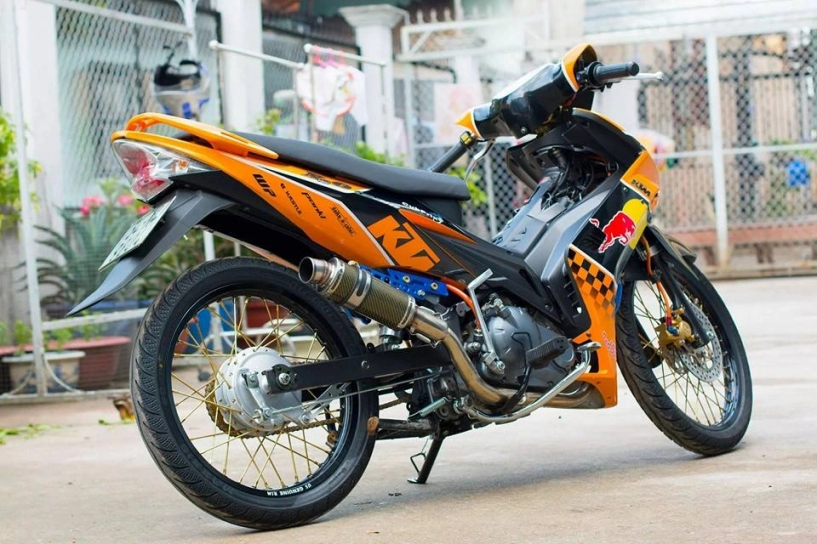 Exciter độ redbull chú bò cụng mạnh mẽ