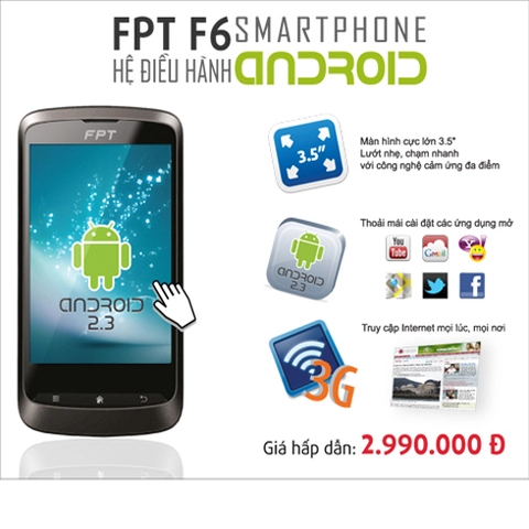 Fpt f6 - smartphone giá rẻ mới nhất của fpt