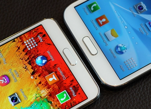 Galaxy note 3 đọ dáng với galaxy note ii