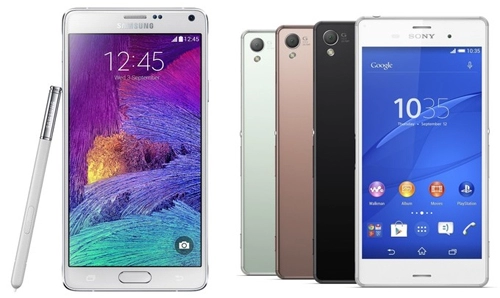 Galaxy note 4 và xperia z3 đọ cấu hình