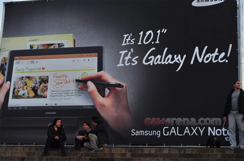 Galaxy note màn hình 10 inch ra mắt ngày mai