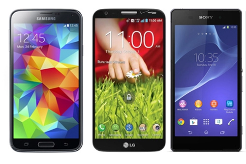 Galaxy s5 đọ cấu hình với các smartphone đình đám