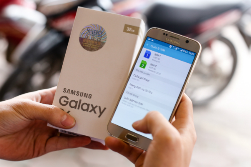 Galaxy s6 hàng xách tay giảm giá sâu còn 12 triệu đồng