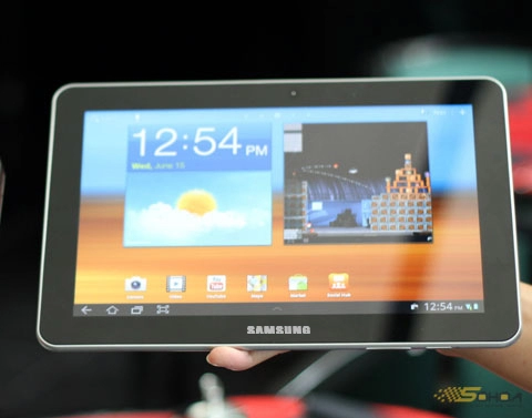 Galaxy tab 101 chính hãng về giữa tháng 8