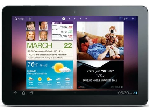 Galaxy tab 101 sẽ tới singapore vào tháng 7