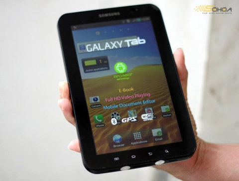 Galaxy tab xách tay về vn gần 20 triệu