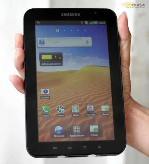 Galaxy tab xách tay về vn gần 20 triệu