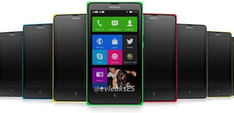 Giao diện smartphone android của nokia như windows phone