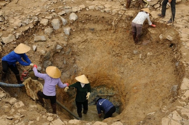 Giếng vua 600 tuổi ở thành nhà hồ