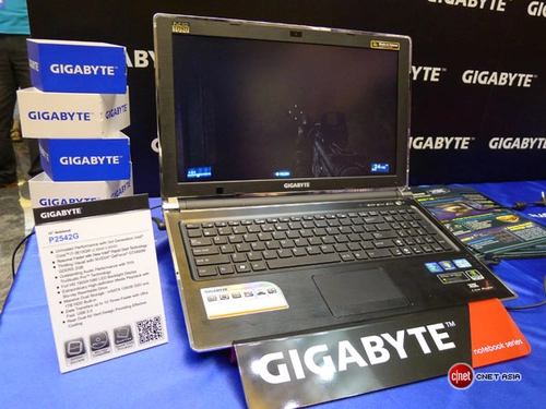 Gigabyte ra loạt laptop chạy windows 8