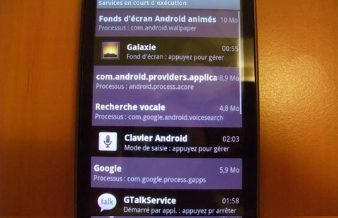 Google nexus one trình diễn