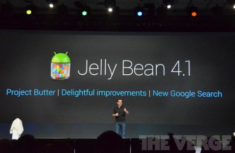 Google ra mắt android 41 jelly bean