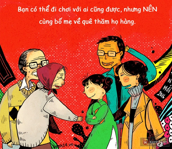 Hãy bắt đầu kì nghỉ tết thả ga nhưng nên nhớ làm thêm những điều này nữa