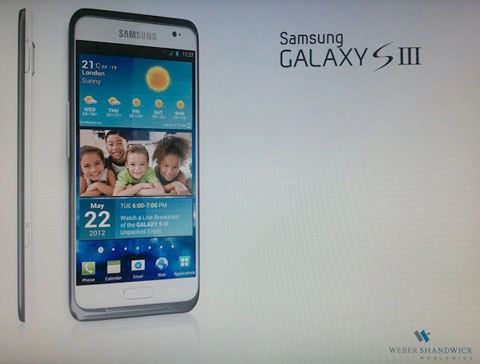 Hình ảnh giống galaxy s iii nhất rò rỉ