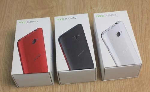 Hình ảnh mở hộp htc butterfly chính hãng