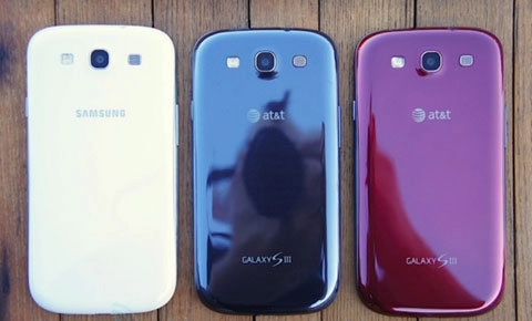 Hình ảnh samsung galaxy s iii màu đ