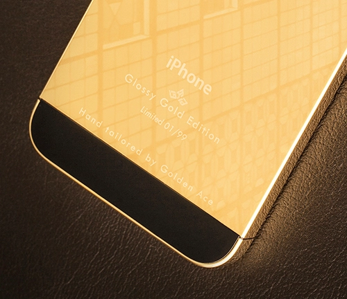 Hình ảnh thực tế iphone 5s gloosy gold tại việt nam