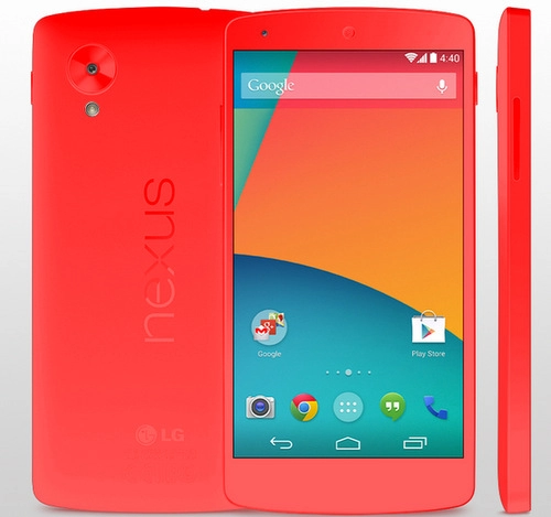 Hình ảnh về google nexus 5 với nhiều màu sắc khác nhau