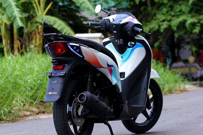 Honda sh 2010 tem đấu màu sắc cá tính