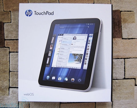 Hp touchpad trắng chạy chip 15 ghz và mạng 4g