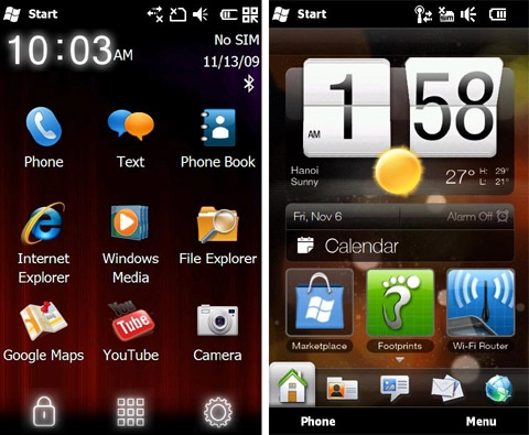 Htc hd2 vs acer neotouch