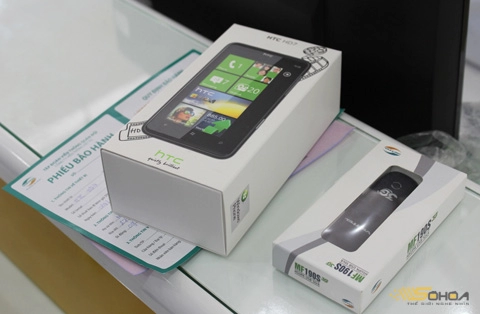 Htc hd7 chính hãng lên kệ