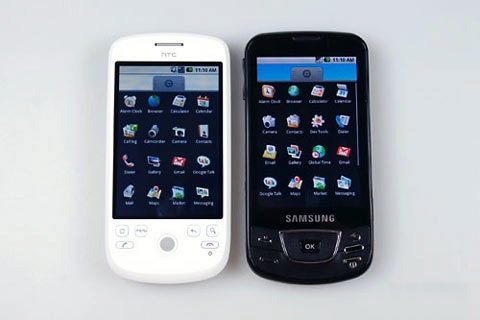 Htc magic vs samsung i7500