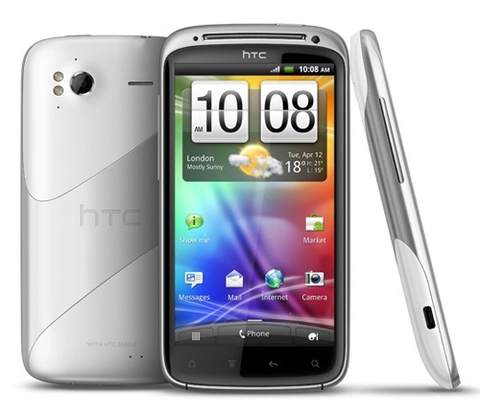 Htc ra bản sensation trắng chạy android 40