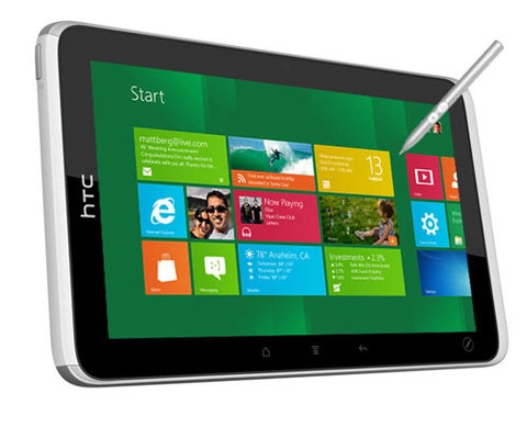 Htc sắp sản xuất tablet windows 8 dùng chip arm