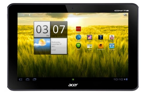 Iconia tab a200 giá khởi điểm là 329 usd