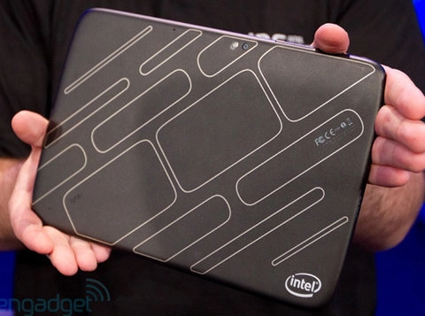 Intel hé lộ mẫu tablet android chạy chip medfield