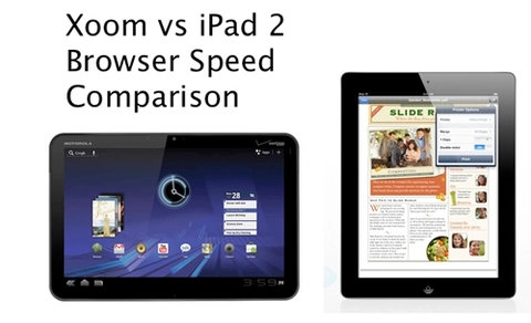 Ipad 2 thua xoom về lướt web