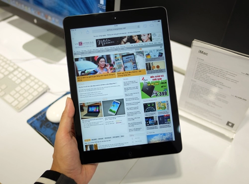 Ipad air và mini retina tại việt nam đã gần giá gốc