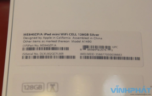 Ipad mini retina phiên bản 4g giá từ 138 triệu đồng