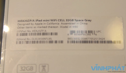 Ipad mini retina phiên bản 4g giá từ 138 triệu đồng