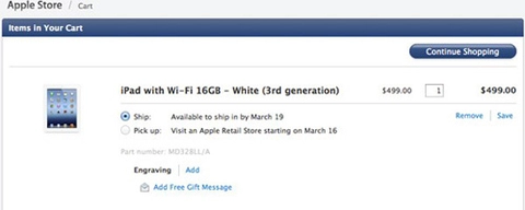 Ipad rời ngày phát hành online sang 193