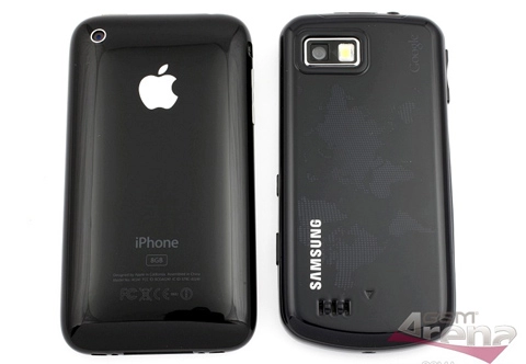 Iphone 3g vs samsung i7500 galaxy