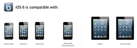 Iphone 3gs có thêm nhiều tính năng trên ios 6