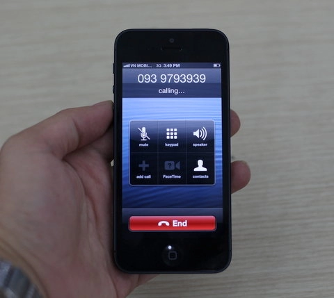 Iphone 5 đã gọi điện được tại việt nam