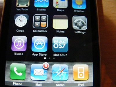 Iphone chạy mac os 7