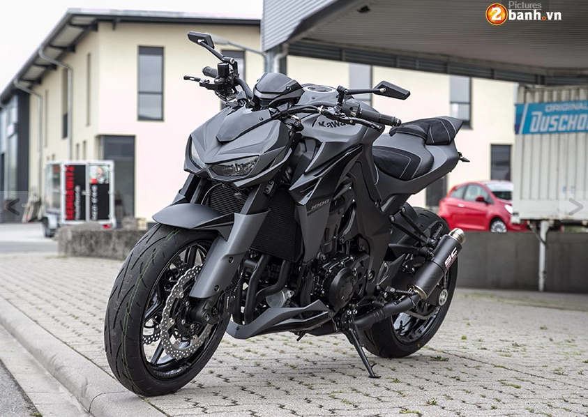 Kawasaki z1000 2015 độ siêu ngầu với phiên bản matt black